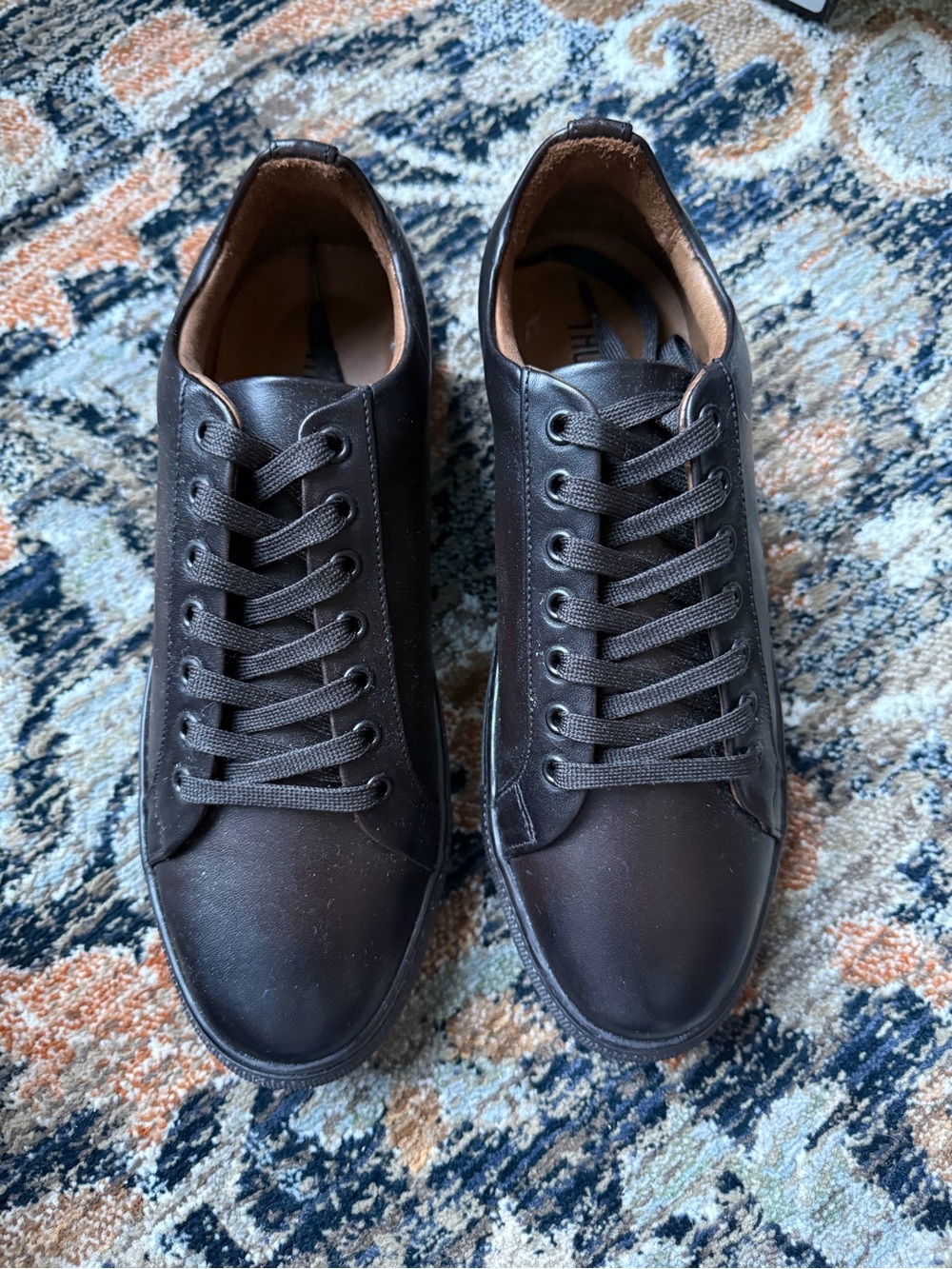 Thursday Boot Company Dark Brown Leather Sneakers - Picture 4 of 10